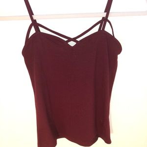Bershka maroon tank!